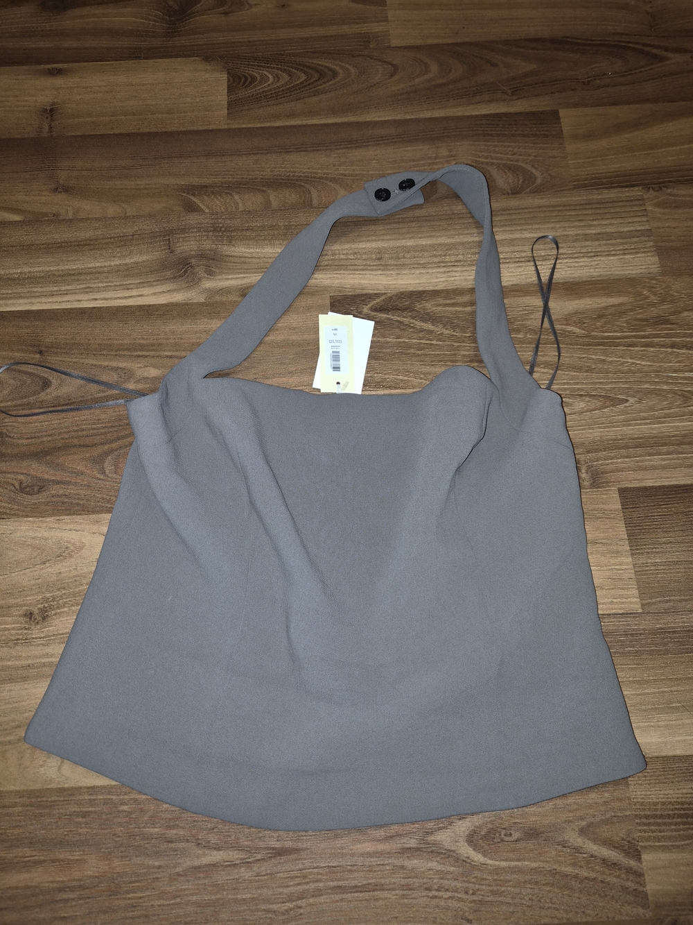 Women’s Gray Whisper Halter Top